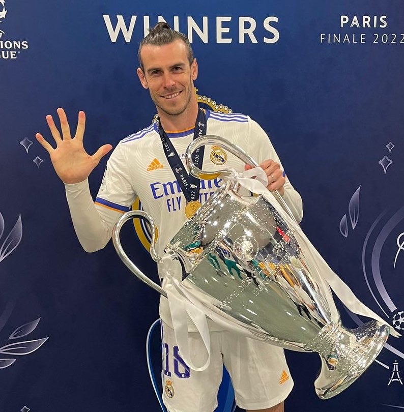 Fze32's tweet photo. Gareth Bale retired with as many Champions Leagues as Barcelona have in their entire history.

That’s his legacy. https://t.co/kPgBiGpoe5