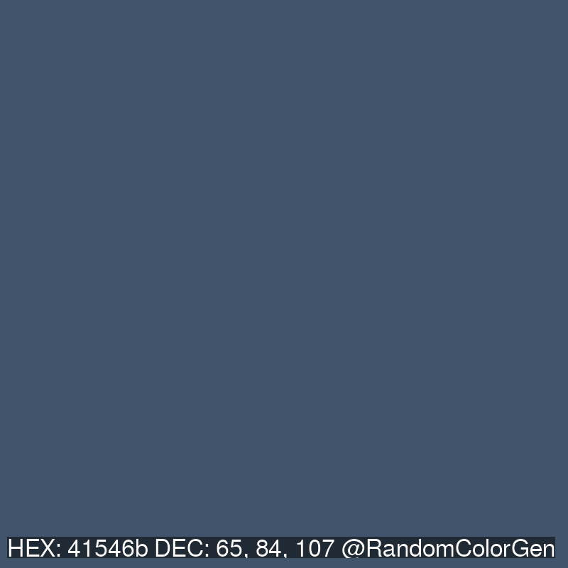 RandomColorGen's tweet photo. 41546b
65, 84, 107 https://t.co/Cm86u8Ifqb
