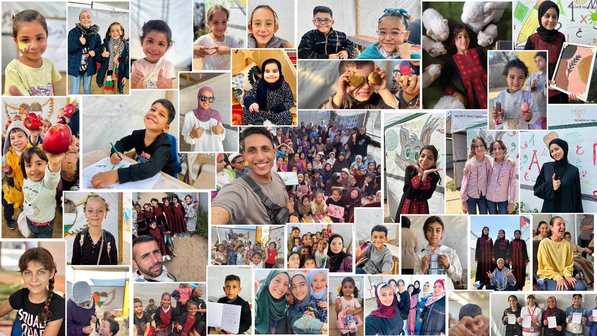 GazaGreatMinds's tweet photo. Two tent schools with hundreds of children but with only one mission:
Free education for the children of Gaza.
Gaza Great Minds has been running since more than 2 years ago under fire, in displacement camps, under tent roofs, on sand floors.
Most people never heard of it.
Now you have. Share it.🩶
#Wewillreadagain