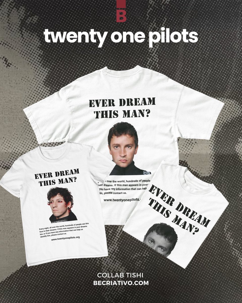 becriativ0's tweet photo. Tem alguém aí que ama hot dads ou que já sonhou com esses homens? 🤔👀

Novas estampas disponíveis na coleção Twenty One Pilots. 

Collabs @Igor_Daniel8 e @tishizinha 

Acesse https://t.co/otPZAXObHD https://t.co/oCcuEC9ZzL