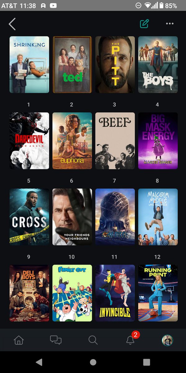 LevesqueT's tweet photo. @CCortave24 My Favorite New and returning Shows of the year so far. https://t.co/LAbc1Ne3pH