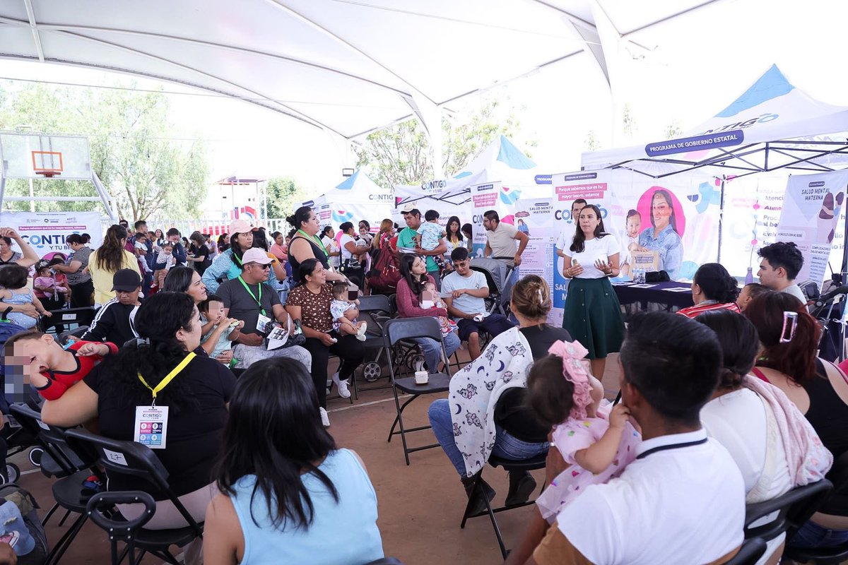 Maria_AlemanMC's tweet photo. Nuestras jornadas Contigo y tu Bebé son un acompañamiento que tiene como objetivo impactar en la trayectoria de vida de nuestros beneficiarios para que se desarrollen al máximo de su potencial. 
¡Gracias a las familias de El Marqués por su confianza! https://t.co/Rr27sv7Jhc