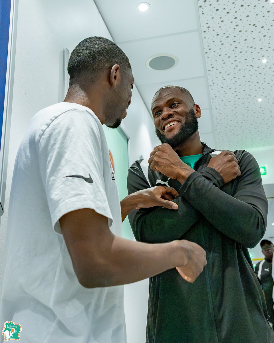 Cotedivoireoff_'s tweet photo. • @KMbappe , les Frères Doué , Thuram et Bonny, Dembele et son "vieux père" Kessié 

Rdv demain … un match qui risque d’être très riche en but 😬 https://t.co/Zh6zMCzgNY