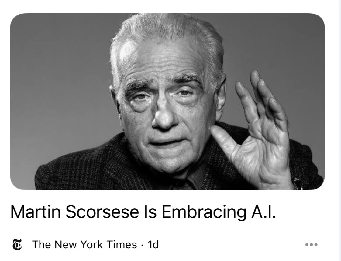 ioeylim's tweet photo. Could we try using a non-renaissance level dramatic headshot for Martin Scorsese one time please https://t.co/XDGyG5T3qM