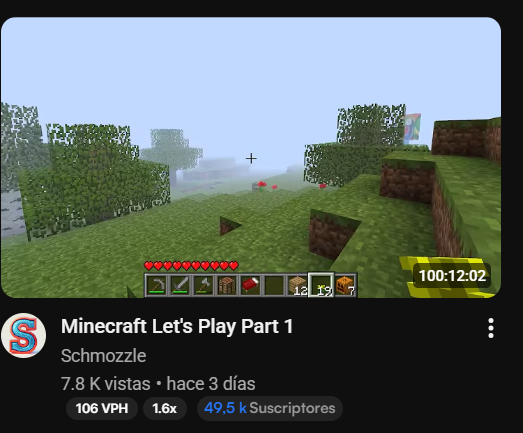 Alexisfronto's tweet photo. Hay un pendejo que grabo 4 PUTOS DIAS JUGANDO MINECRAFT SEGUIDOS, LITERALMENTE LO QUE TARDA ALGUIEN EN HACER UN SURVIVAL DE 100 DIAS 4 VECES XD https://t.co/AY2rvCW25b