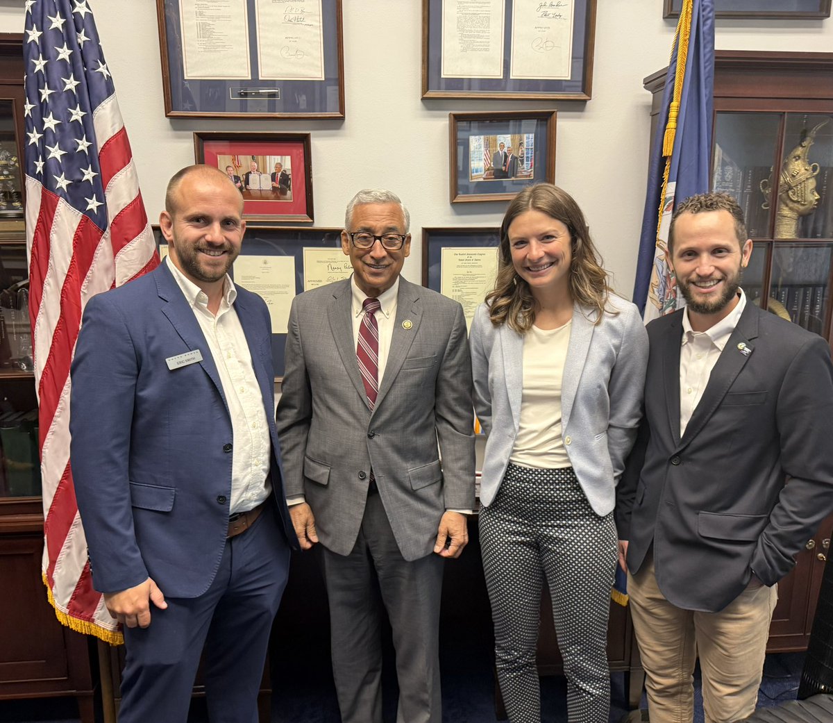 BobbyScott's tweet photo. Today, I met with employees from Volvo Penta’s Hampton Roads facilities. The work they are doing supports various marine industries and helps strengthen our local economy. https://t.co/I8CdJqgsC8