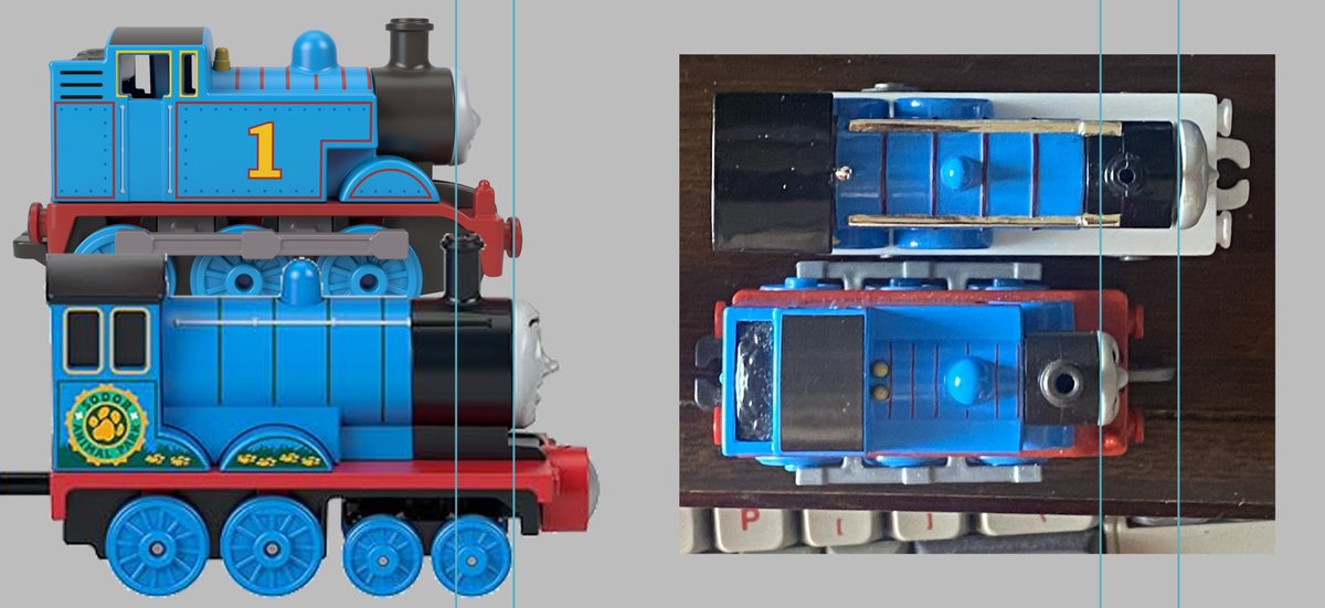 CannonballVT's tweet photo. Don't really feel the need to do a photoshop of Edward when I already have a temp body, but the new shots were enough to get me a *rough* size estimate.
So potentially a bit shorter than Tec Edward.
(the chassis here is not meant for him)
There's like a perfect 50/50 between both https://t.co/SWPUghmVoK
