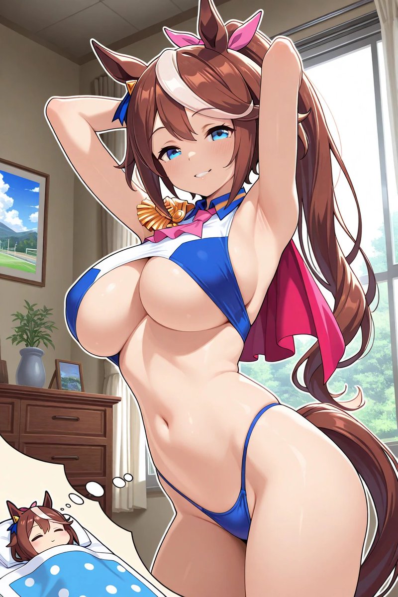vEdgqqhzKO7982's tweet photo. 夢見るテイオー
#ウマ娘 #umamusume #トウカイテイオー https://t.co/Rgo4REVehI