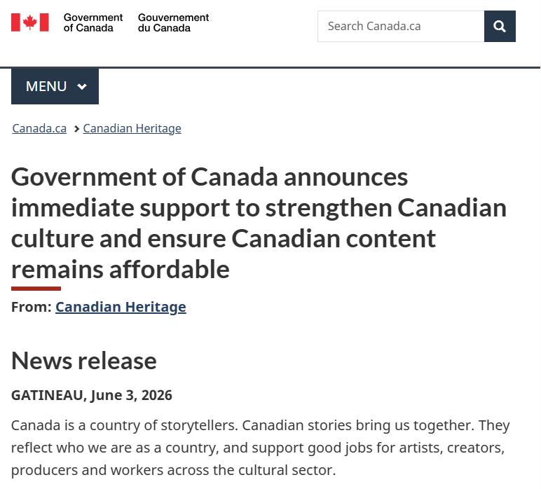 Martyupnorth's tweet photo. The “Netflix tax” on foreign streamers blew up in their faces.  Backlash from the US, lawsuits, and higher prices for Canadians. So now Minister Marc Miller rides to the rescue with $600 million per year... of your taxpayer dollars to “keep Canadian content affordable.” 

Same old subsidy game, new branding. They can’t force foreigners to fund their failing CanCon experiment, so they’re raiding your wallet instead. 

Classic Ottawa: punish success, prop up mediocrity, and call it “culture.”