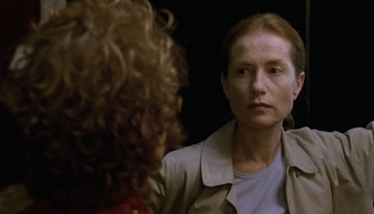 Lulamaybelle's tweet photo. #ThePianoTeacher: Classic Haneke, provocative &amp; unsettling. This one’s for the sickos. Isabelle Huppert in disturbingly fine form. A compelling, deeply layered character study looking at perverted female sexual agency. #BleakWeek https://t.co/sOKSDluvo9