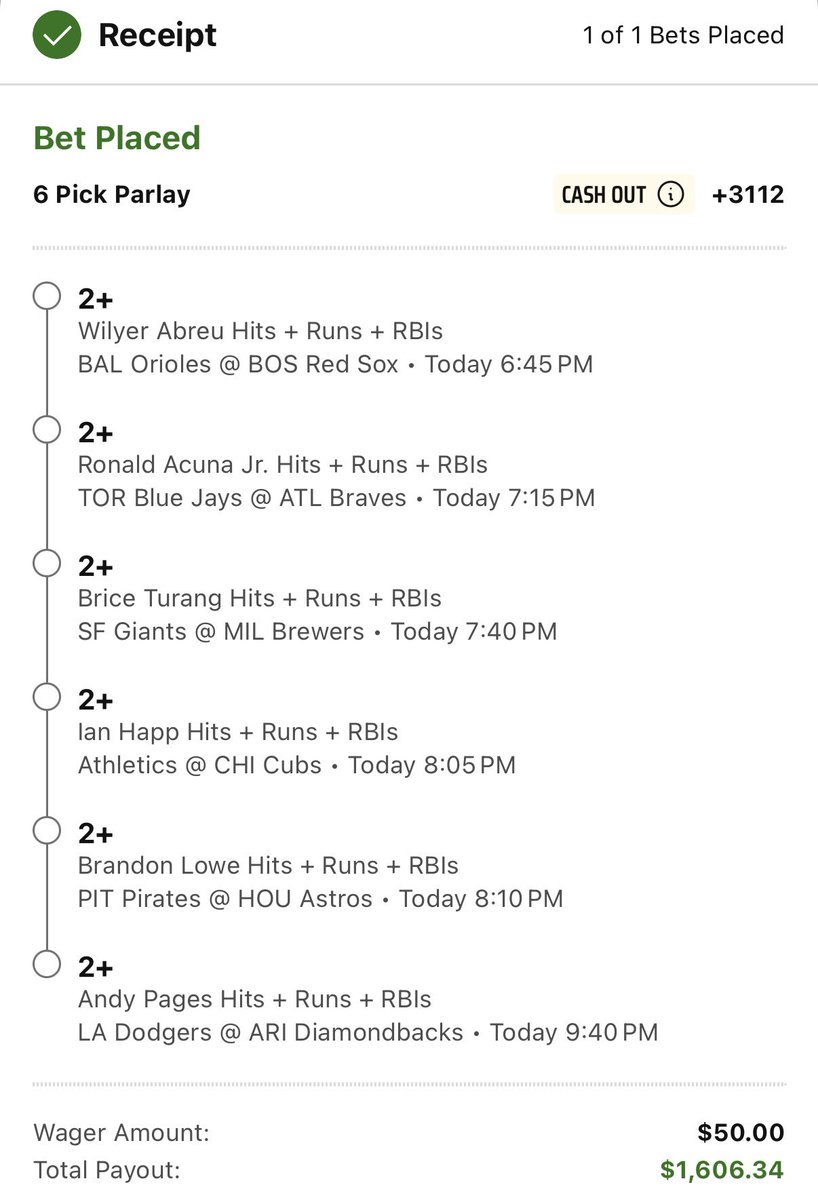 BeMoReBeTs's tweet photo. RBI and 2 HRR 
#Gambling𝕏 #MLB https://t.co/PwQwtmW6nR