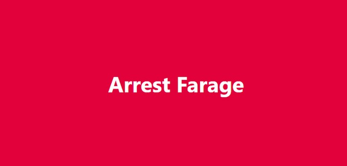 DanielOrange77's tweet photo. @Nigel_Farage That you are a massive narc who was over indulged by his mother? 

#FarageRiots2 https://t.co/MjSKXhLtrt