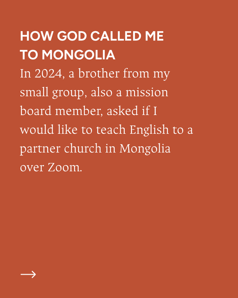 ChinaSourceOrg's tweet photo. 🌏 Sometimes a calling begins without much feeling at all.

For Justin Wu, Mongolia was not a long-held dream. 

📖 Read Justin’s story and pray for him as he continues to listen, learn, and serve:
https://t.co/1T0hnkl8Jd https://t.co/XQqTCmiYY3