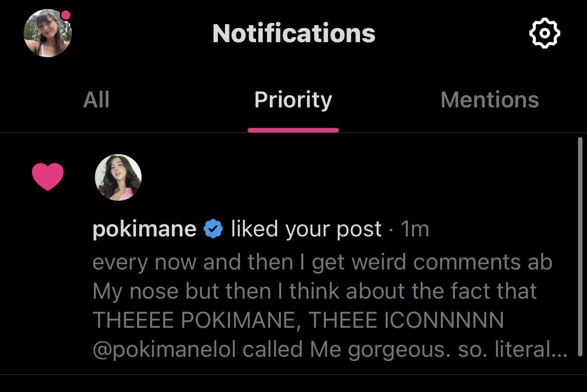 fallforava's tweet photo. this is evidence that God fangirls too bc oma she just liked this. 🫠🫠🫠 EEEEEEEEEEEEEE 🥰🥰🥰 THE MOTHER OF WOMEN IN STREAMING/GAMING BTWWWW 🤤🤤🤤 My ego is throughhhh the roof bc wym POKIIIII knows I exist and thinks I’m cute 🥰🥰 https://t.co/unK0fs07il