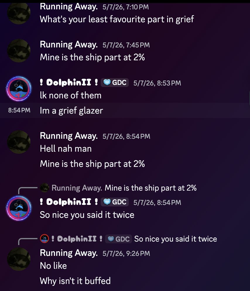 DolphinII_'s tweet photo. . @DasherDoggie can you buff this part at 2% so my friend will shiut up about it https://t.co/VoRW1ZSicE