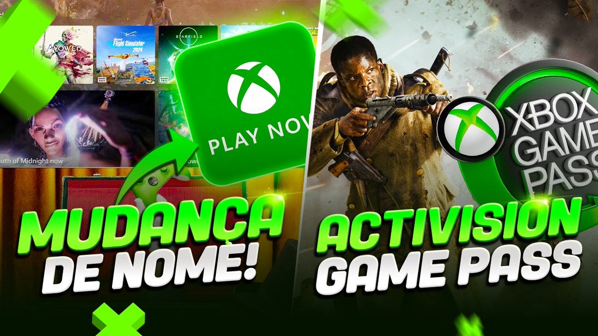 xboxersbr's tweet photo. MUDANÇAS NO XBOX! NOVO NOME SURGE E ACTIVISION CHEGA PESADO NO GAME PASS! 
https://t.co/Icqr6CT2kJ https://t.co/U6oBvOu9BM