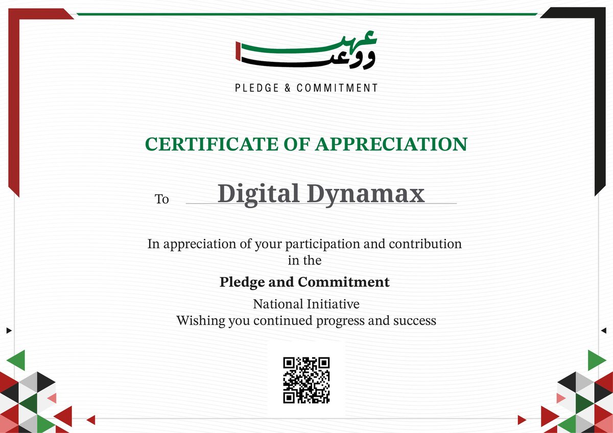 Digital_Dynamax's tweet photo. @UAEmediaoffice Signed the pledge as Digital Dynamax, and proud to. Been showing up for the UAE every single day this one means a lot. Loyalty and belonging, always. 🇦🇪 https://t.co/J8WMK79hxC