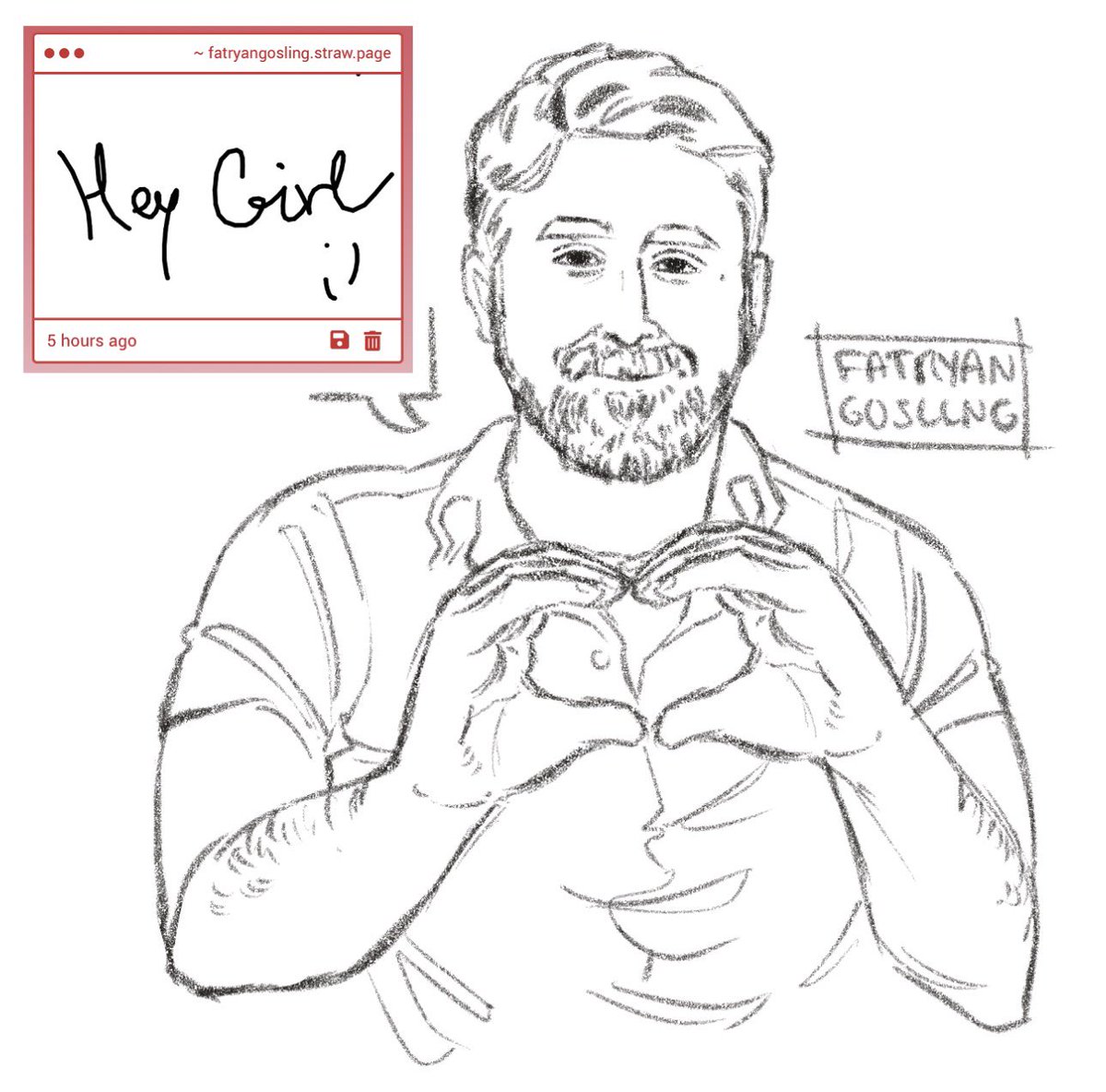 Fat Gay Ryan Gosling tweet media
