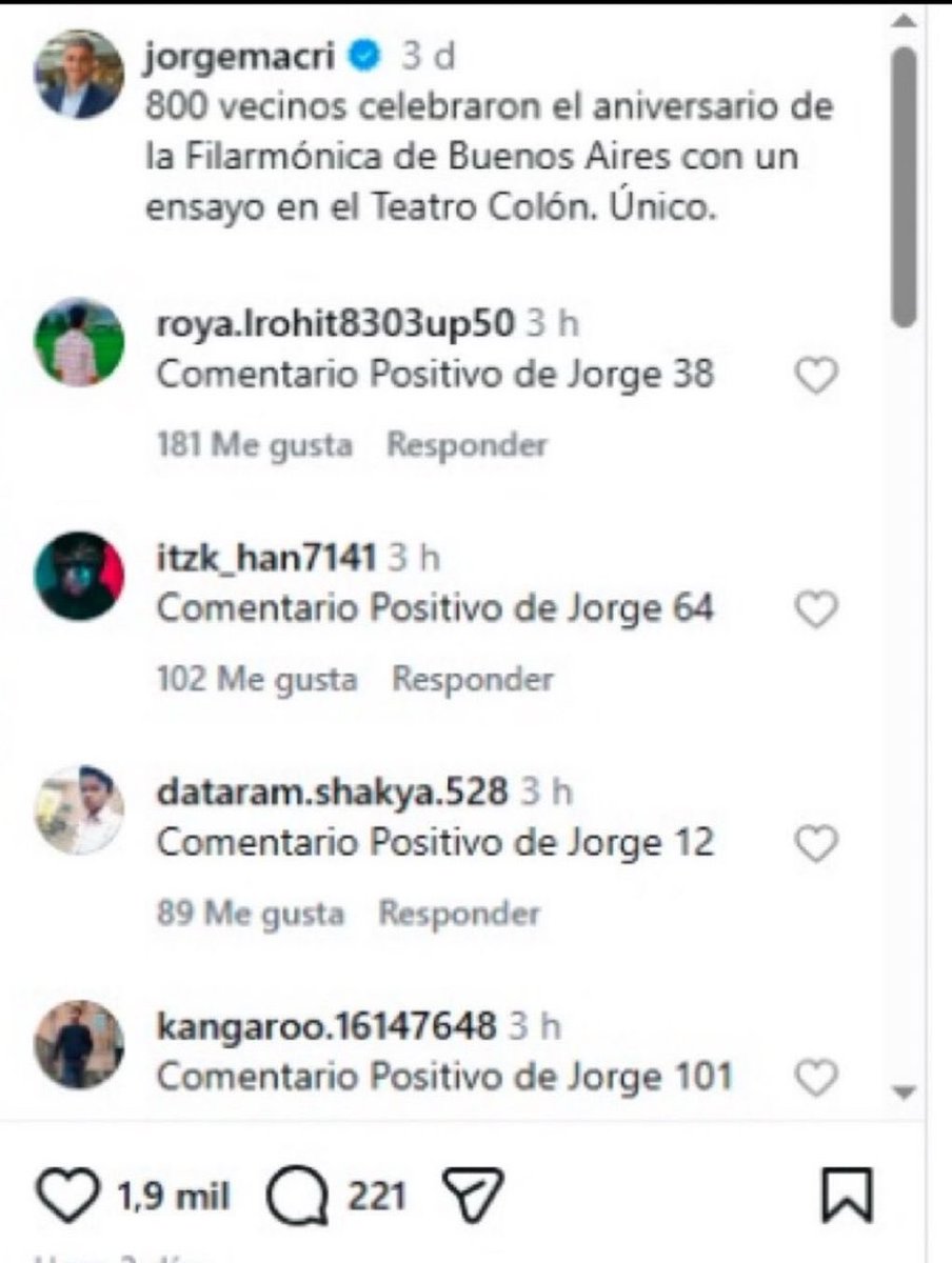 SonyerOriginal's tweet photo. @jorgemacri Jajajajaj se te gagearon los bots Jorgito… https://t.co/Z1kcnhlvcc