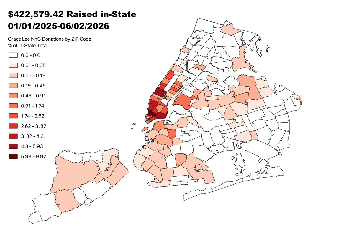 RBroszkowski's tweet photo. @NYWFP @nycDSA @david4queens @JeniferRajkumar @Samantha4Queens @PiaRahman37 @EonHuntley4BKN @stefanizinerman @CCT4NYC @edilan37 @illapaNYC @JasminSanchezNY @ConradforHarlem @jordanjgwright @AberKawas @RagaForQueens @votejgr @jessicaramosqns In Senate District 27, @yuhline (Blue) vs. @graceleefornyc (Orange) https://t.co/mNC7U2rCXa