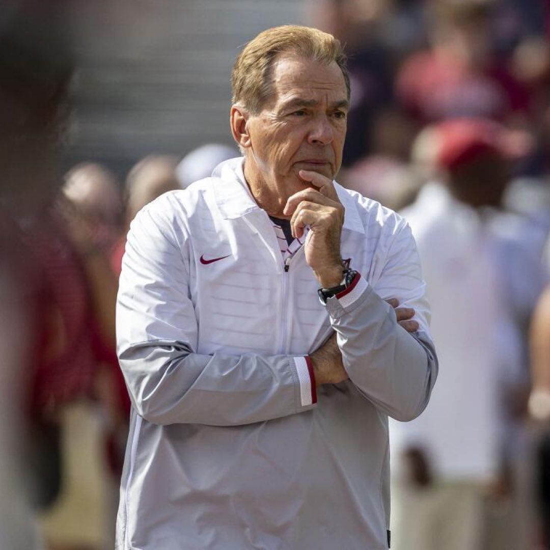 JaredS79's tweet photo. Nick Saban disclosed how much NIL money he had to use at Alabama during the hearing for the Save College Football Act Bill

First Year: $2.7 million
Second Year: $7 million
Third Year: $10 million

Saban then said after he retired it jumped to $17 million and then $24 million. https://t.co/ATNnlBXfRt