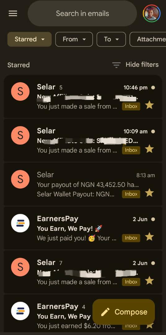 ClaraU75119's tweet photo. Guess who hit 100k in 3 days 
It is me 🥹
Thank you Affiliate marketing 
Thank you @Vicryptweb @earnerspay @tryselar 
More mails to me 🥂 https://t.co/MFlJ5xK8PL