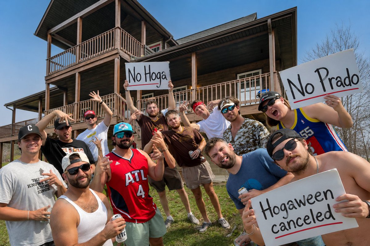 BWBlumpkins's tweet photo. Noti Gang WYA!!! We’re back in full effect as the league has just finalized the most important/ fun part of what makes us the Greatest FF League EVER!! Pack your bags, Blumpkins will be taking over Hamden County, Ohio Sep 4-7!! #Blumpkins #Haus1 https://t.co/4zcWhI2sl5