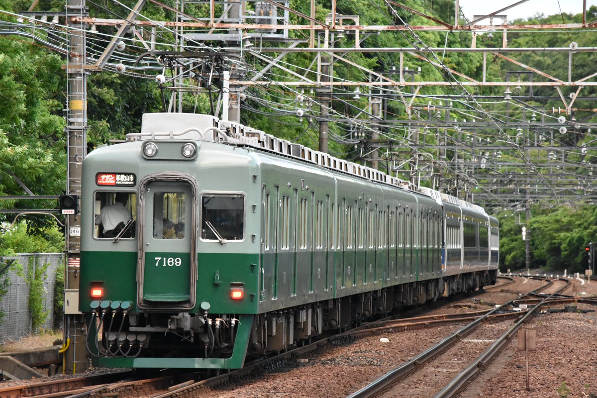 2026.6/3 南海線 7169F復刻塗装＋10009F 7100系復刻塗装、7169Fは先日