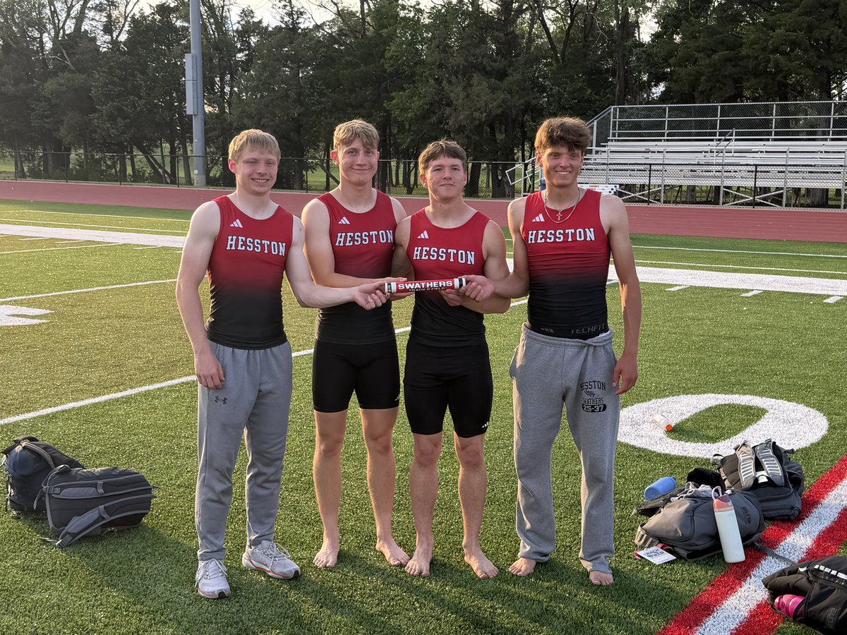 JamisonKohl2's tweet photo. 4x100 Season Recap:

42.73
School Record
Conrad Nightingale Record
James Thomas Record
Hesston Varsity Record
🥇x4 🥈x2 🥉x1
KSHSAA 3rd Place Finish https://t.co/GAbE0pPdiV