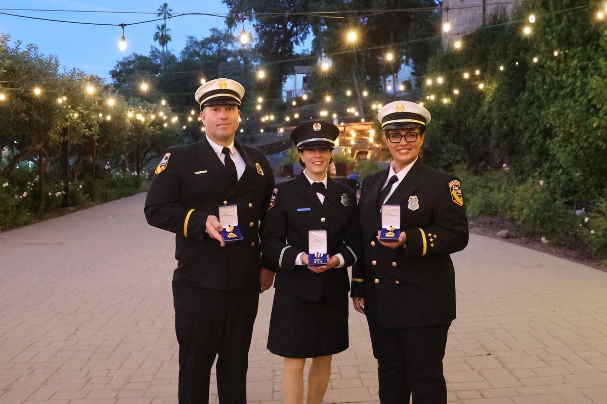 CAL_FIRE's tweet photo. Behind every emergency response is a person who showed up trained, prepared, and committed.

Earlier this week, CAL FIRE personnel were recognized at the 2026 California EMS Awards, an annual ceremony honoring the individuals and teams who go above and beyond in emergency medical care across California. This award is a reflection of their commitment and of the standard our members hold themselves to in service to California's communities.

👏 Join us in congratulating our honorees!

#CALFIRE #EMSAwards #ThankYou #EmergencyMedicalServices