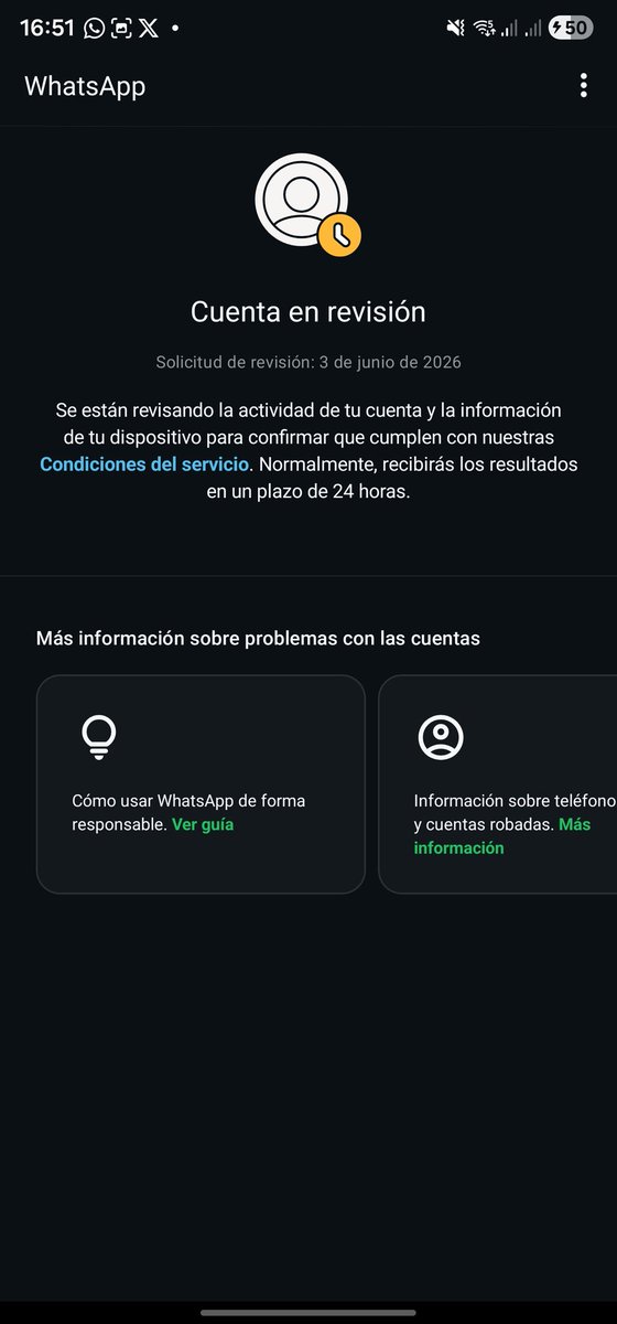elnica1808's tweet photo. @WhatsApp Cada qué me conecto a whatsapp web en mi pc me bloquean y a las 24 horas me regresan la cuenta que sucede no es normal. https://t.co/Imzqw5bQzU