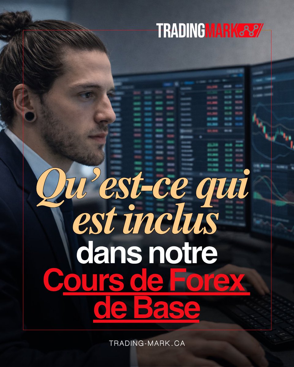 TradingMark_'s tweet photo. Prêt à faire vos premiers pas sur le marché du Forex, mais vous ne savez pas par où commencer ? 📈

Notre Cours de Forex de Base chez Trading-Mark est conçu pour vous bâtir des fondations solides. Faites défiler vers pour découvrir le programme complet de nos 6 cours ! https://t.co/Eg9F82mopG