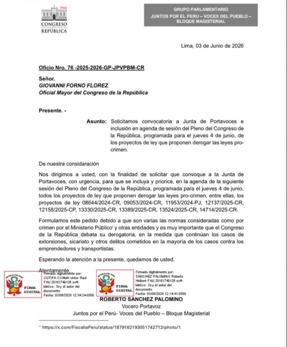 joelcalerog's tweet photo. La vida de los peruanos está amenazada por las leyes Procrimen. Si Keiko Fujimori y su bancada las derogan (como propone Sánchez) estarían mostrando que tú, ciudadano peruano, le importas. Si no lo hace, ¿por qué votarías por una cómplice de la delincuencia? Hechos y no palabras. https://t.co/HhLND1xRBZ