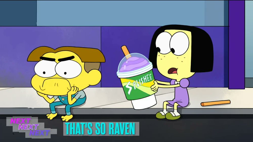 DisneySchedules's tweet photo. Apparently,  there was a chroma-key issue where the Disney Channel "Up Next" and "Now" on-screen graphics were showing a white background. This issue occurred Yesterday and Today. 

Image Credit: DCBA on Fandom https://t.co/pcBxexb06w