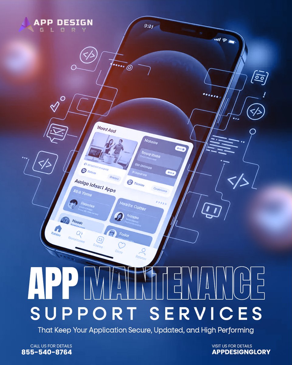 App_designglory's tweet photo. Your app launch is just the start. We keep your app secure, updated, and running smoothly with ongoing maintenance, bug fixes, and performance improvements.

Get ongoing support: https://t.co/sLlv3ShA6m
call now: (855)-540-8764

#AppMaintenance #TechSupport #AppUpdates https://t.co/6Q59Cm0BGV