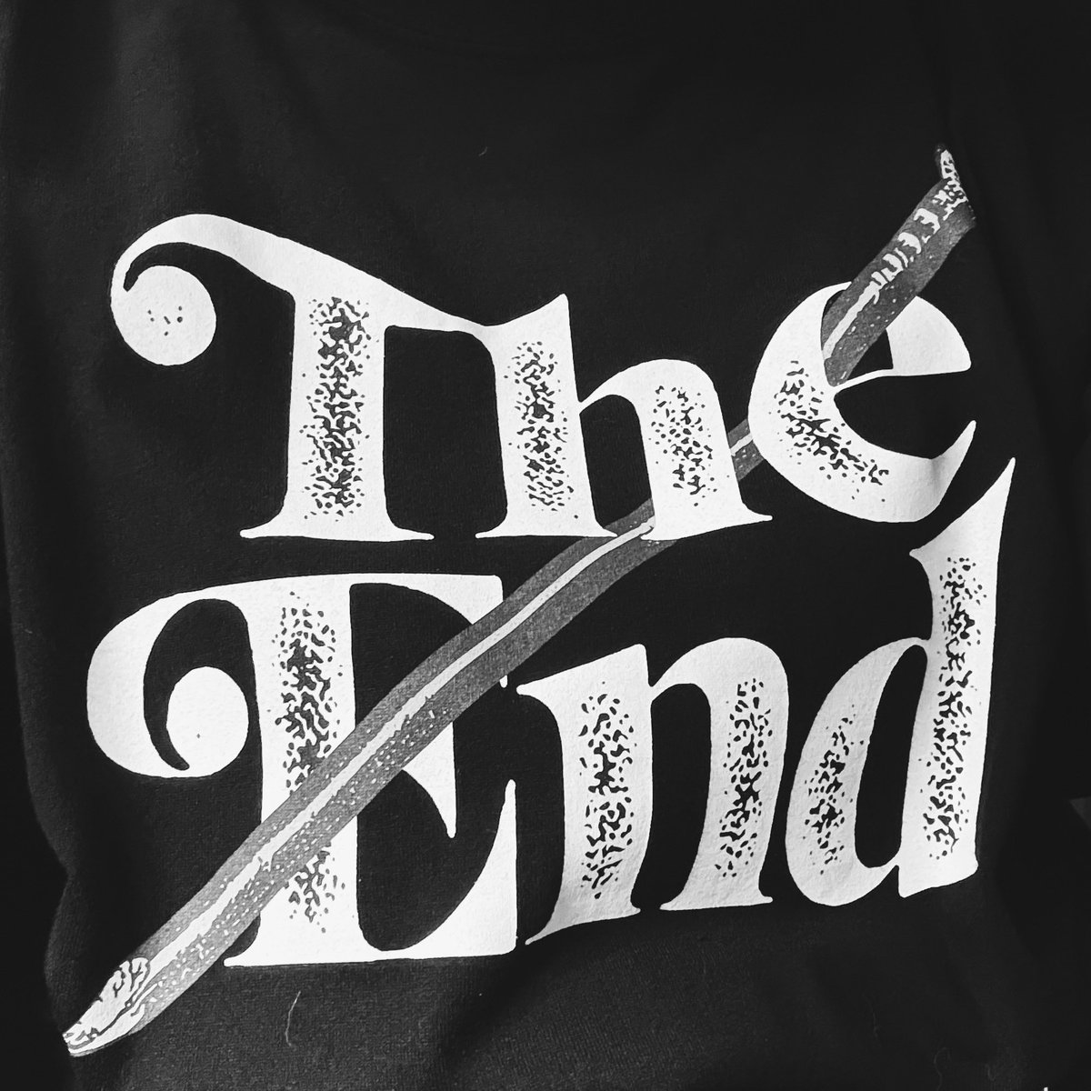 hr0274's tweet photo. Tシャツもう要らんやろと思っていたがこれは購入、ジ・エンドT https://t.co/gz3G0Y3mth