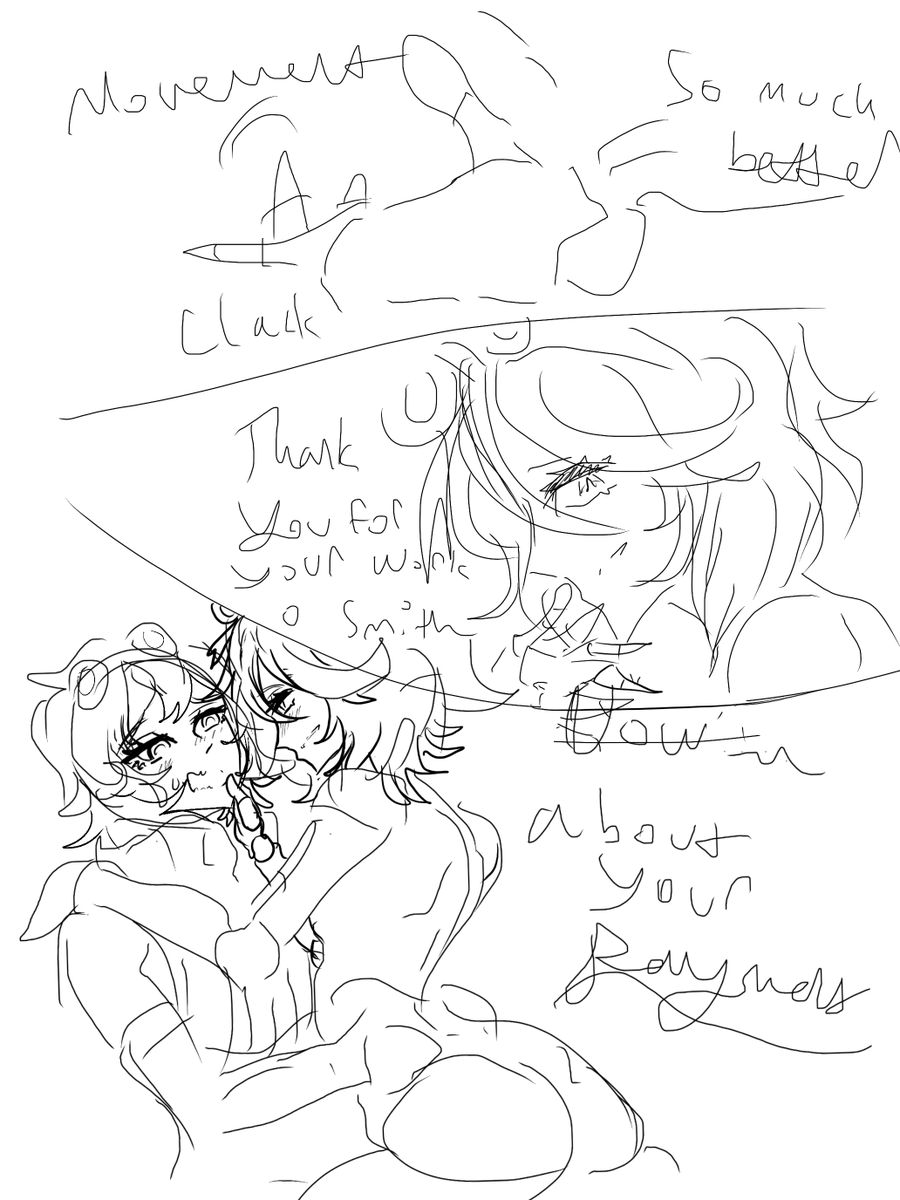 JustWindUpHigh's tweet photo. Rejected cc top version because I couldn’t get the expressions right https://t.co/bshgYdMSyd