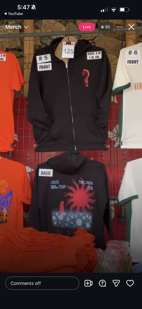 TeamLouisCL's tweet photo. 📸 Merch de hoy en Vancouver 

©️AOTVONTOUR https://t.co/51GRMAuiNw