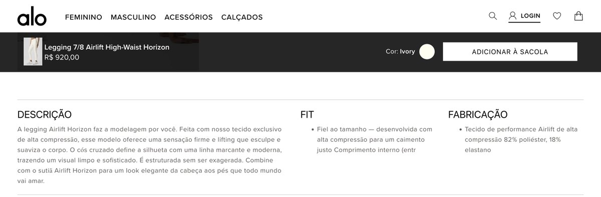 heibabu's tweet photo. caralho, a Alo Yoga atualizou as definições de todo dia sai um malandro e um otário de casa

920 REAIS NUMA LEGGING 82% POLIÉSTER!!!!!!!!!!!!!!!

porra tem que ser MUITO OTÁRIO pra comprar essa merda https://t.co/vgbXYTMHDW