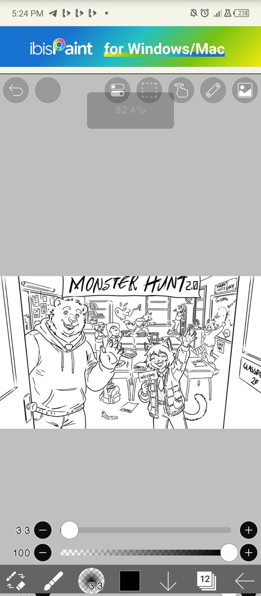 Sky_arts210's tweet photo. Submission for Day 2
@IamOloba_ 
#monsterhunt2
#artwork #originalcharacter https://t.co/LoGj2IVkUe