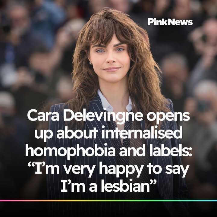 PinkNews's tweet photo. Cara Delevingne says she's a 'very proud lesbian' after being uncomfortable with labels ➡️ https://t.co/WyECsPDkN0

📷 Getty https://t.co/e44SbnHR40