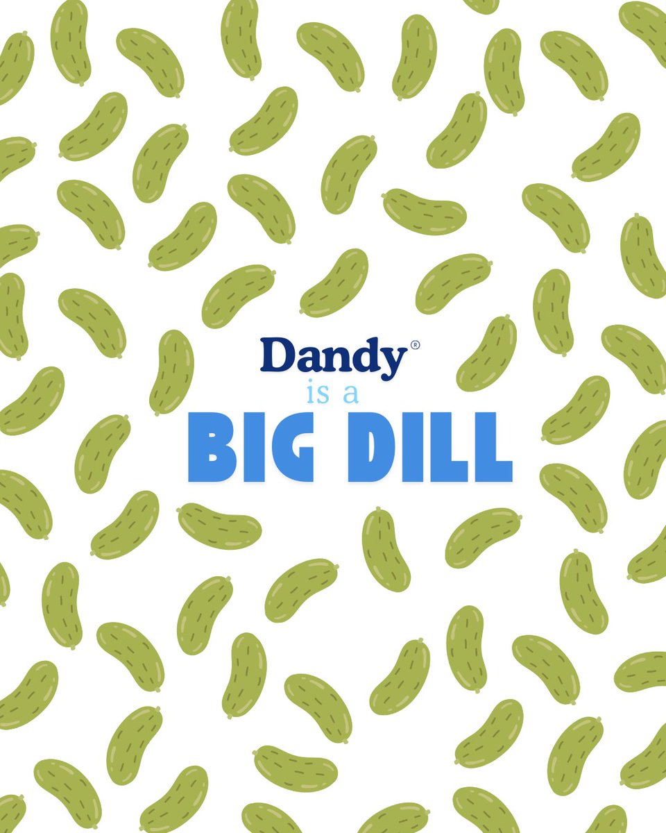 dandy_fresh's tweet photo. Dandy® is a big dill… and we’ve got the #recipes to prove it. Swipe for a round-up of our top #pickle recipes! 🥒  https://t.co/uWg8aI2GoE

1. Dill Pickle Dip
2. Quick Pickled Celery &amp; Egg Salad
3. Dill Pickle Cheese Ball https://t.co/s0xwD2WpLl