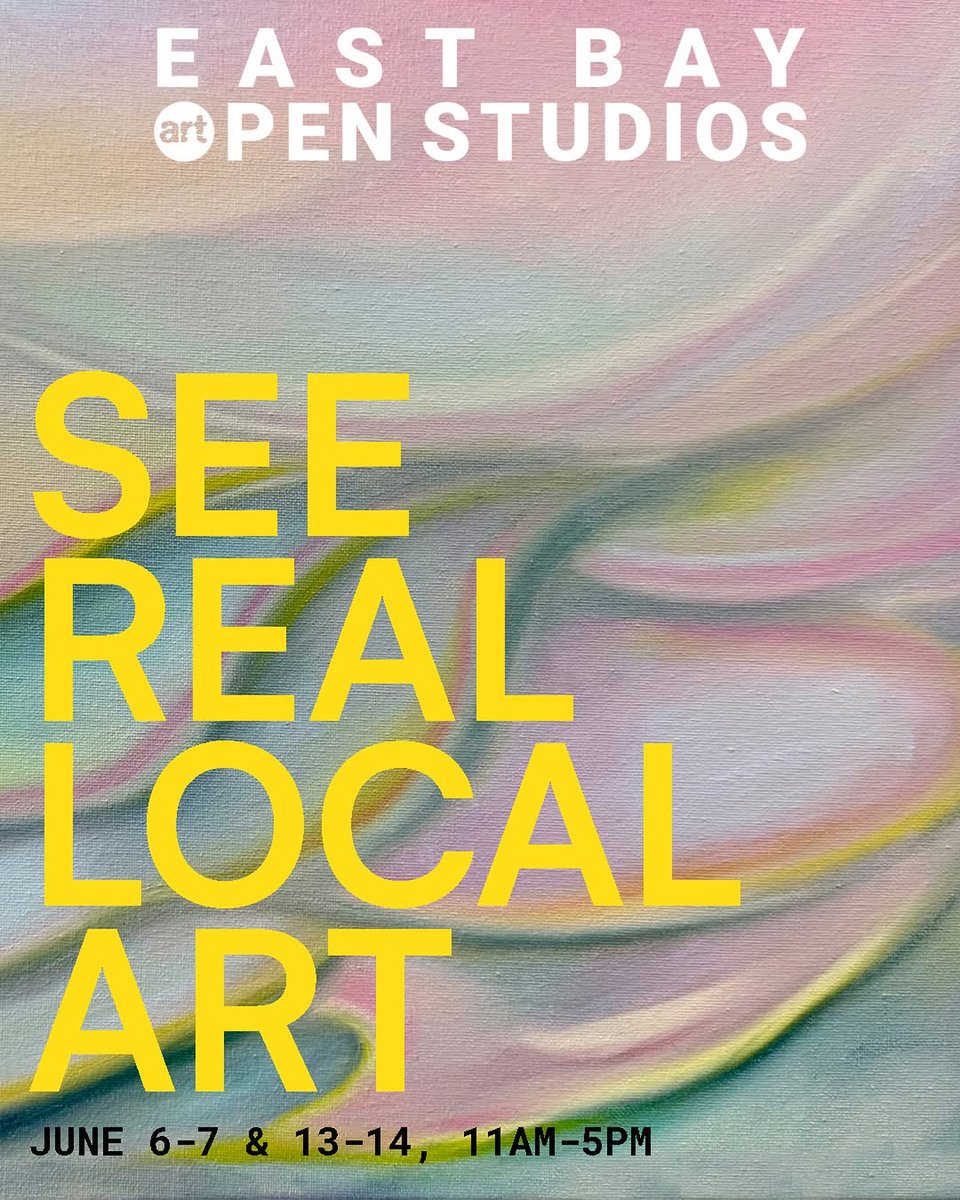 TaplinTerry's tweet photo. East Bay Open Studios is back with over 180 local artists in Berkeley and beyond opening their spaces to the public! Explore the arts scene, discover unique work, and support artists and makers.

June 6, 7, 13, and 14 | 11 am - 5 pm

View Artist Directory: https://t.co/yde75zwAt0 https://t.co/7ilv3CbfaX
