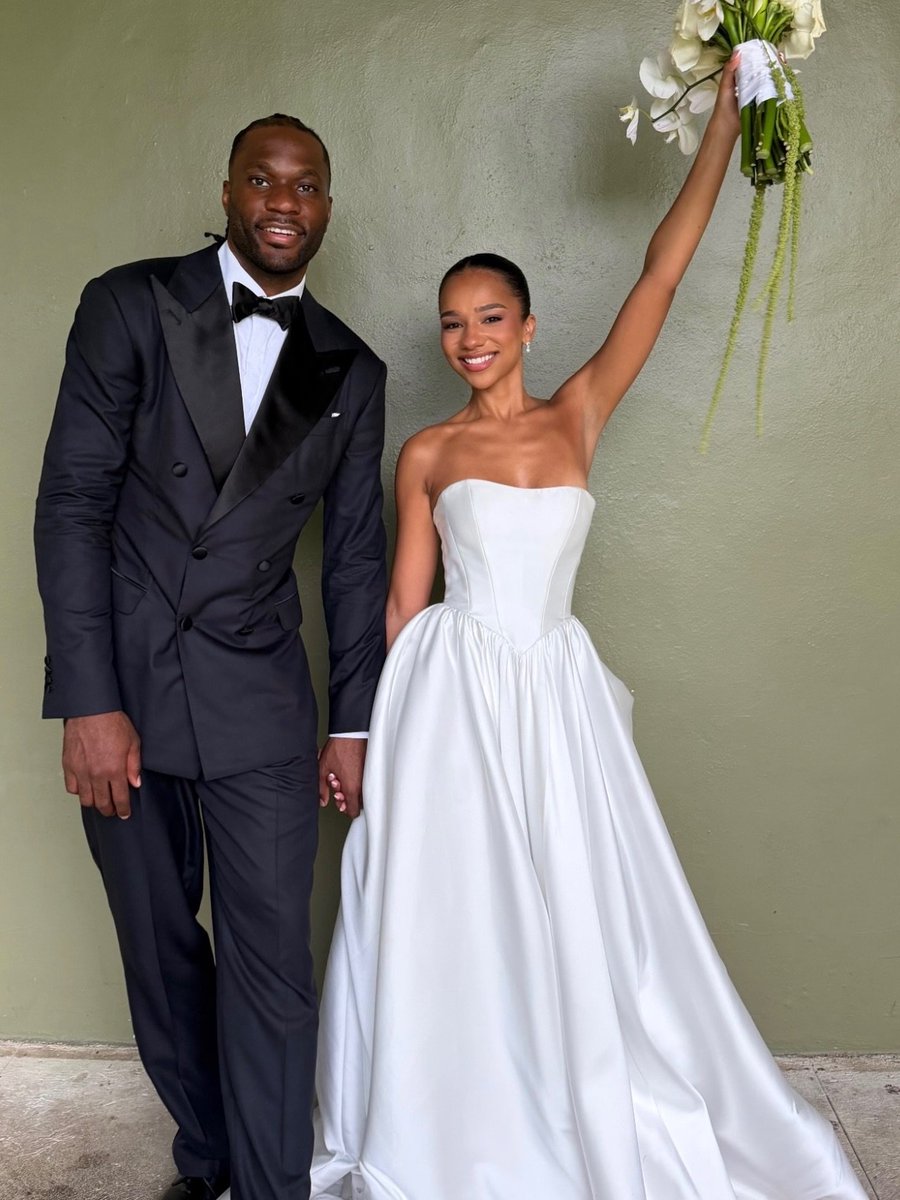 KingsLeadSM's tweet photo. Congratulations to Precious and Sarina Achiuwa for tying the knot! https://t.co/u49nk6ICgV