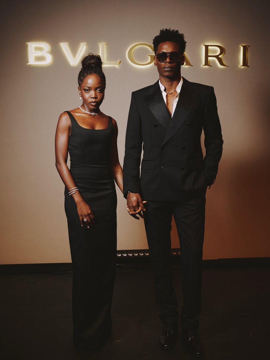 afrovibebr's tweet photo. Preto realmente é poder! Clara Moneke &amp; Breno Ferreira pra um evento da Bulgari https://t.co/jguDg0i7Uj