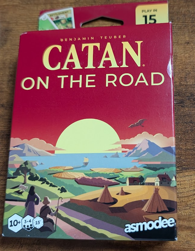 PROCorrin's tweet photo. Picked up the Catan: On the Road card game to try out at the next game night. https://t.co/E5SV4ZgXh4