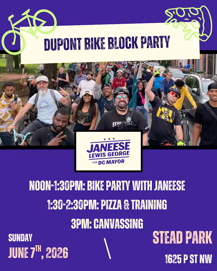 alpert's tweet photo. Come bike and have pizza with me and @Janeese4DC on Sunday! https://t.co/1f7zcdF7Fg