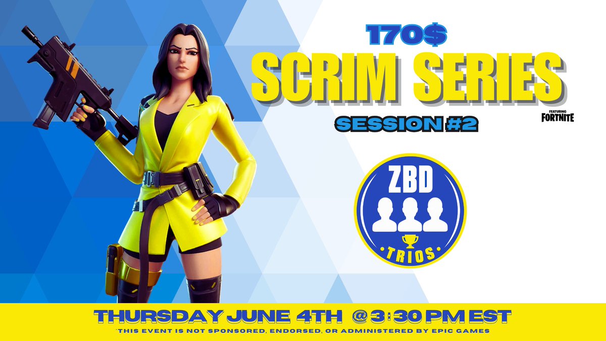 coed_zbd's tweet photo. Today's Scrim Series session is coed TRIOS 3⃣

📅 6 weeks • 11 event remaining
🏆 Best 16 games count
💰 $170 prize pool

Think you got what it takes to survive 6 weeks? 👀 https://t.co/hOX9KI9CCt