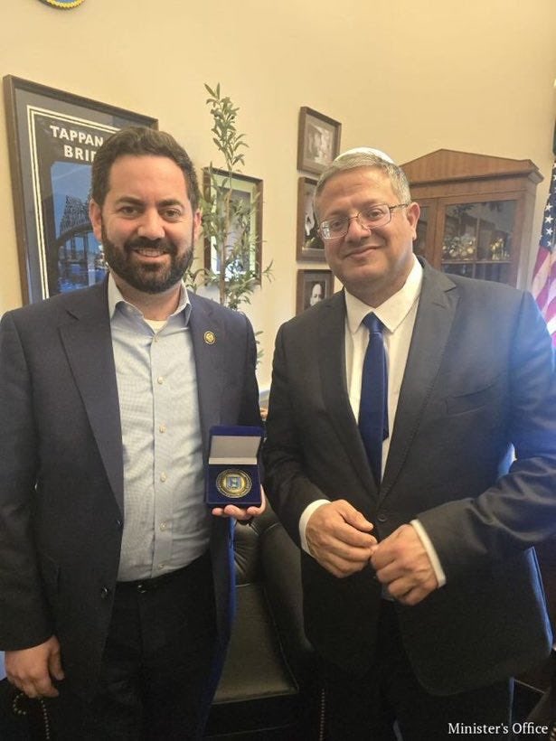 ElectionCenter_'s tweet photo. @lawler4ny Fact check: Mike Lawler has met and posed with Ben Gvir, who was convicted of supporting terrorism. https://t.co/TwcZVW5ODF