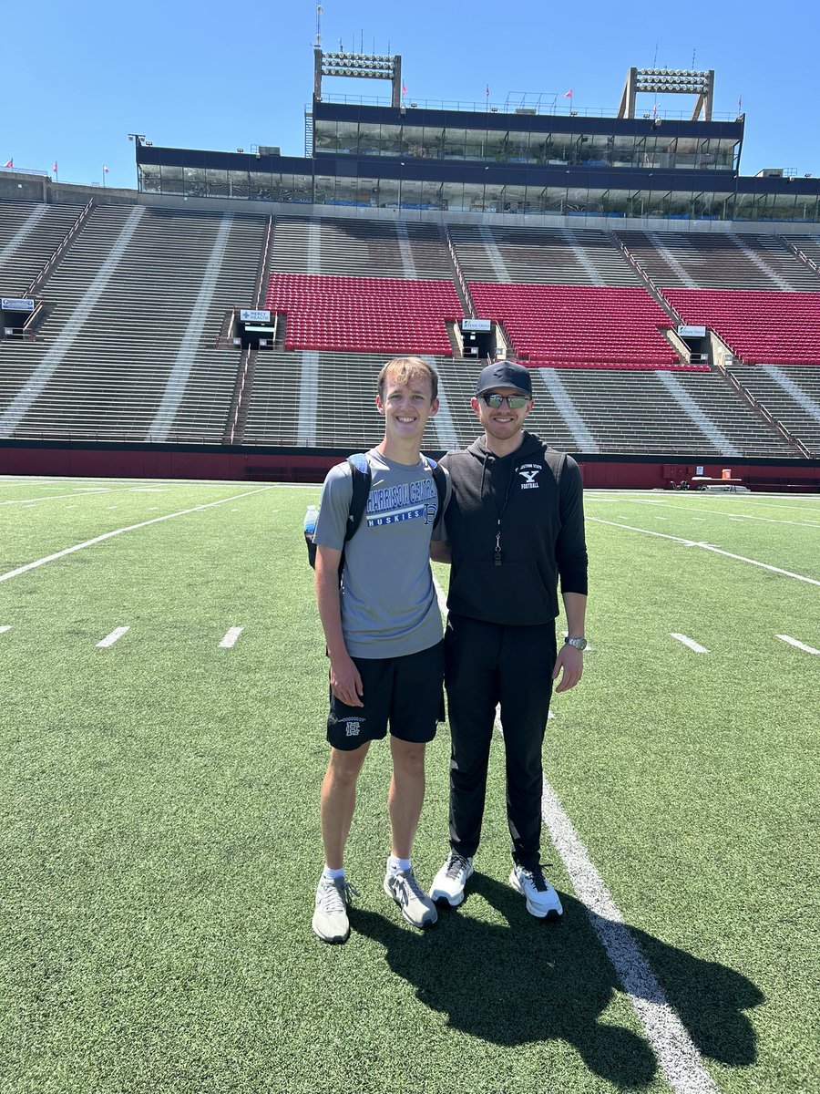 Noah_Thaxton55's tweet photo. I had a great day competing at the @ysufootball special teams camp today. Big thanks to @CoachTFletcher for putting on the camp. https://t.co/GdQtHOUsE1